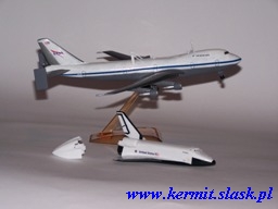 Boeing 747 with Columbia Space Shuttle