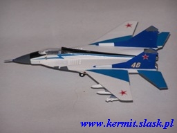 "The Swifts" team's MiG-29 Fulcrum
